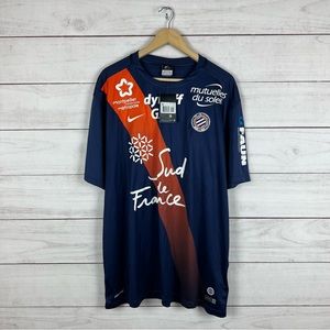 NWT Nike France Montpellier 2015-16 Soccer Football Jersey XXL